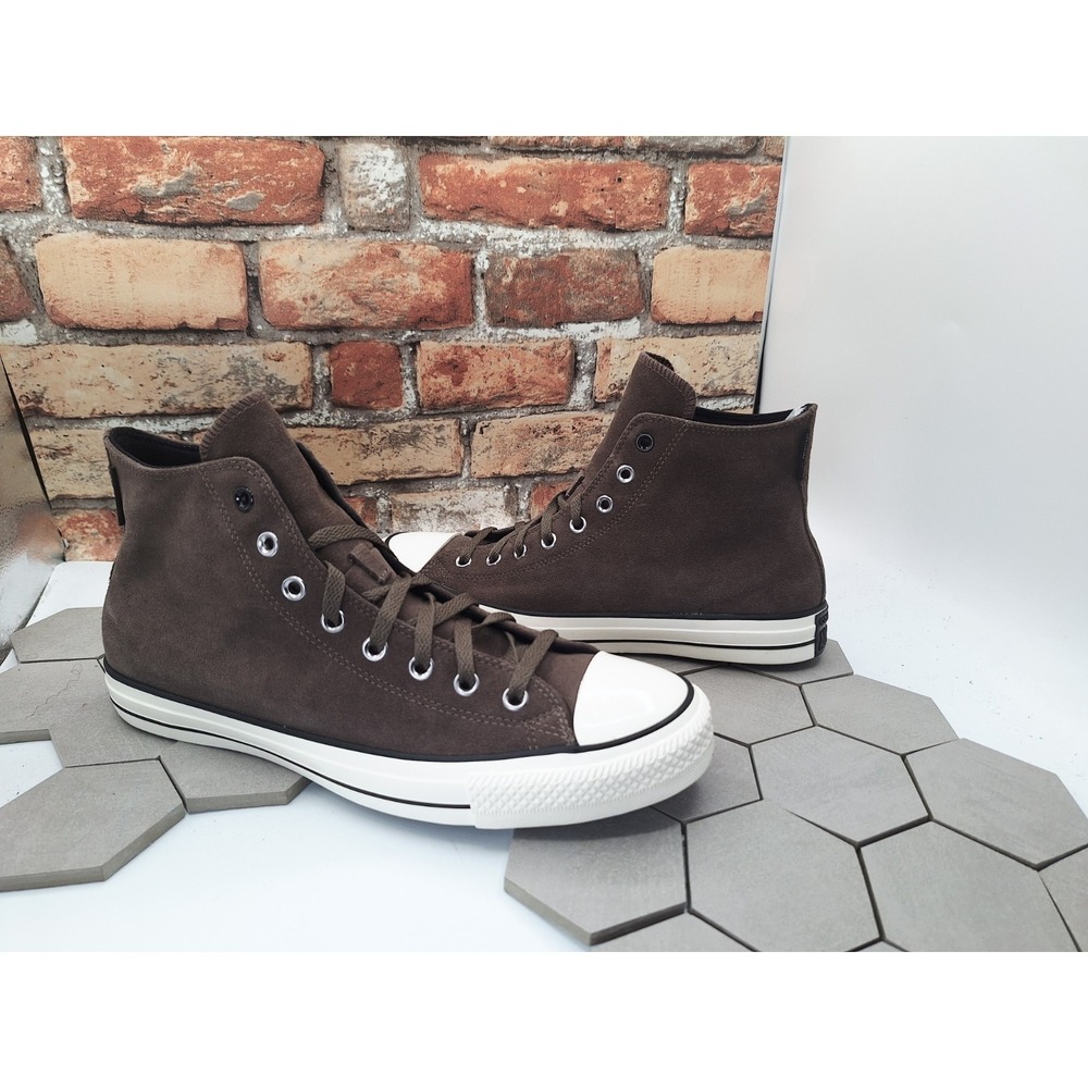 Converse Chuck‎ Taylor All Star Hi Suede Shoes Men Sz 12 Brown Suede Tabacoo - Picture 3 of 13
